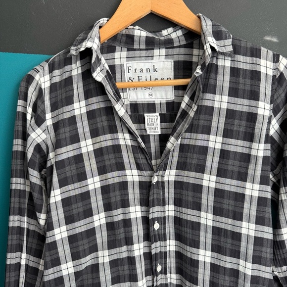 Frank & Eileen Black and White Plaid Button Down Shirt - Picture 5 of 11